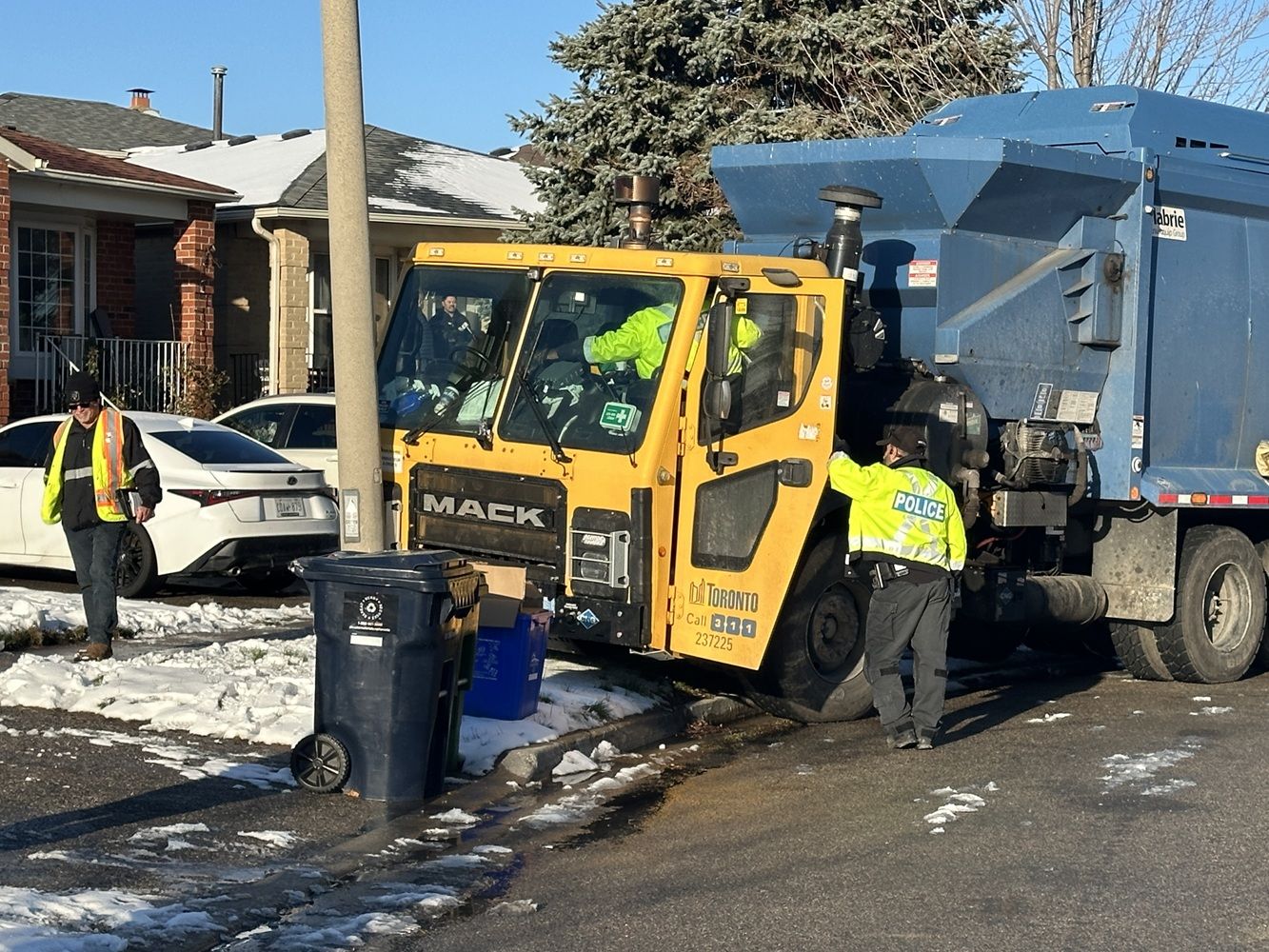 A 66-year-old City of Toronto worker collecting recycling and organics in Scarborough was run over by his own vehicle and killed. Read more.