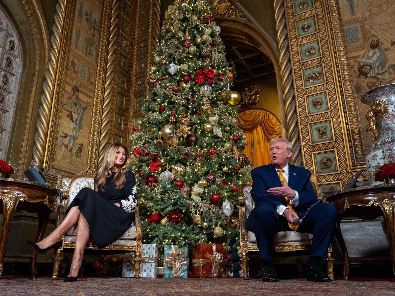 U.S. President Donald Trump and Melania Trump.