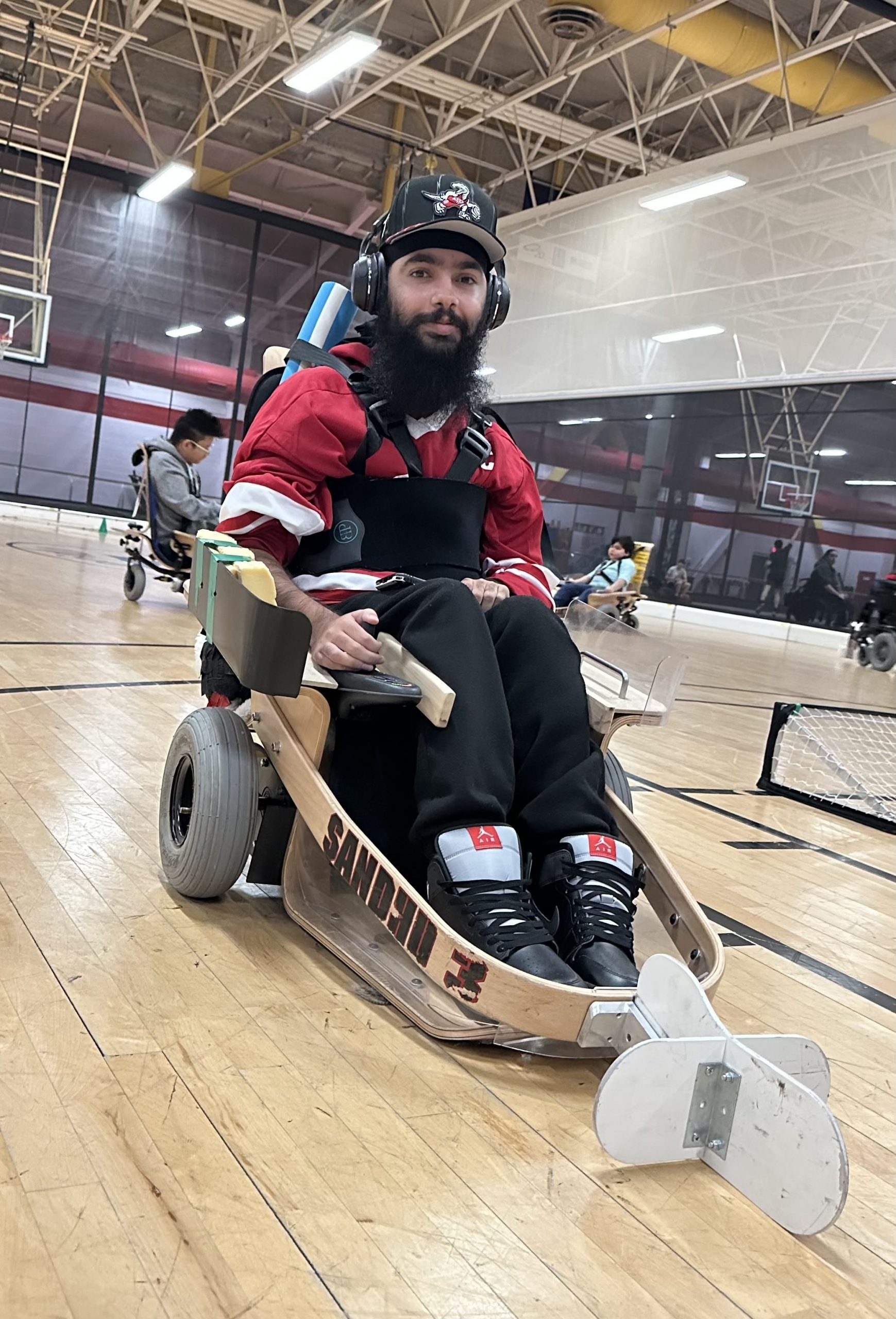 Bav Sandhu in his Volt cart. MIKE STROBEL PHOTO