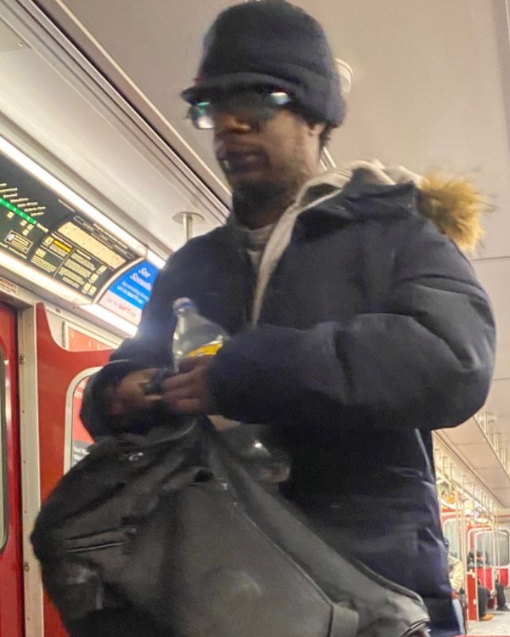  Investigators need help identifying this man who is suspected of committing an indecent act on an eastbound TTC subway near St. George Station on Tuesday, Nov. 25, 2025.
