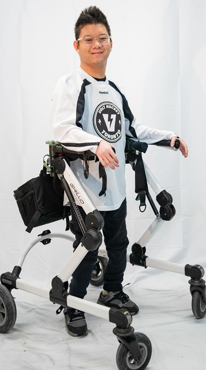  Liam Marriage, 15, in Variety Village team jersey. NICO BALDONADO/Variety Village Photo