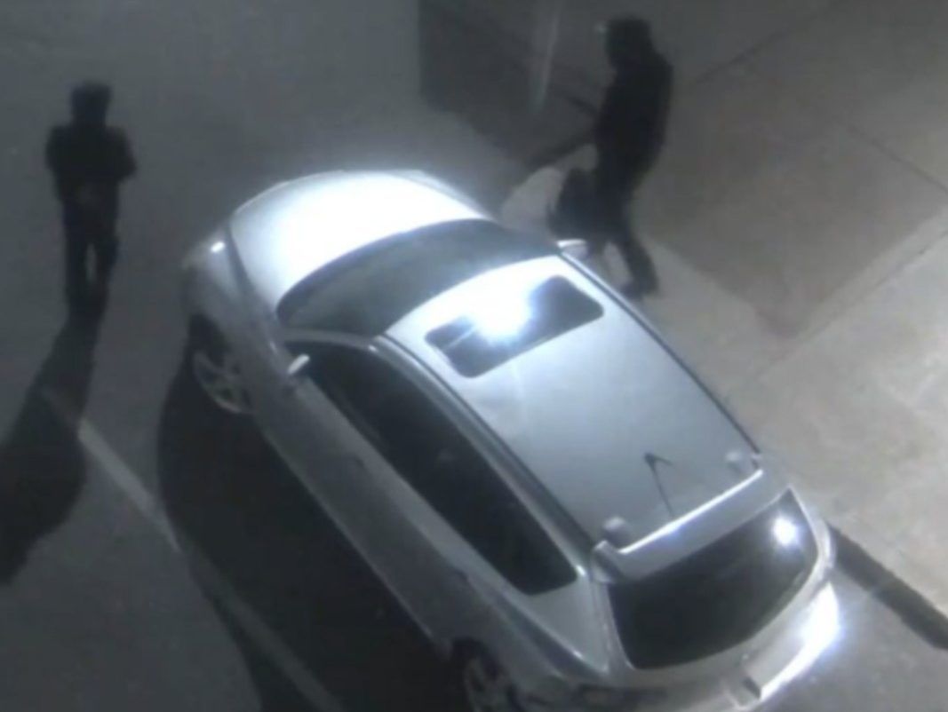 Two men unidentified men allegedly attacked, sexually assaulted and robbed a sex worker at a Mississauga hotel, then fled in this vehicle on Nov. 22, 2026.