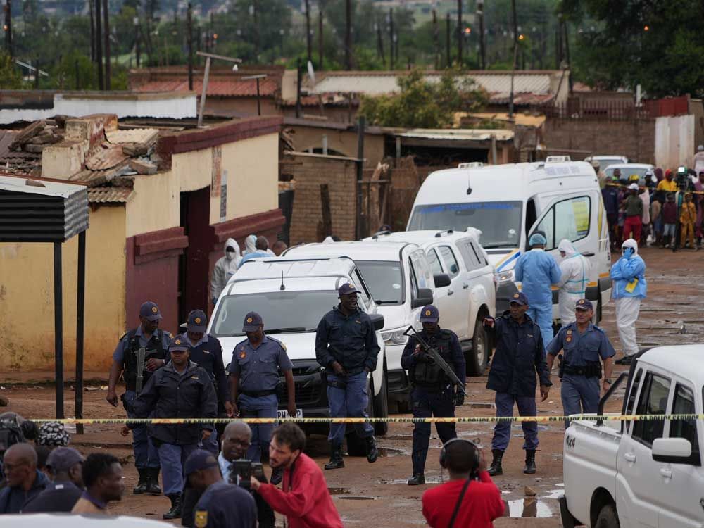 Multiple gunmen open fire at South African pub, killing 9 and wounding 10