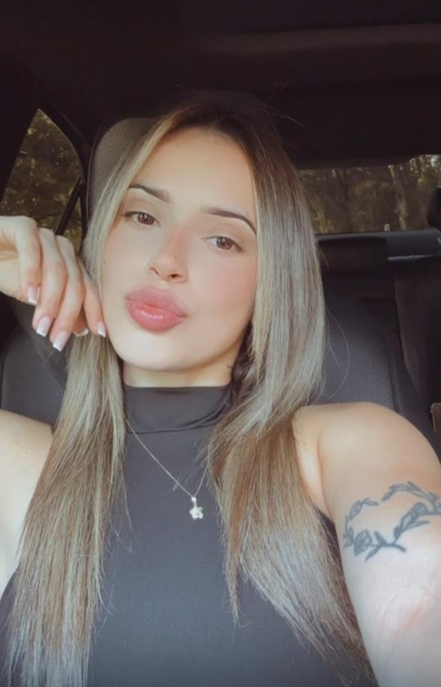  Aralyn Martinez, 24, was charged with aggravated assault for allegedly throwing a 25-pound plate at a suspected romantic rival. Aralyn Martinez/X