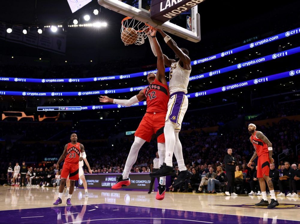 Raptors begin road trip with a loss to host L.A. Lakers and a player lost to injury