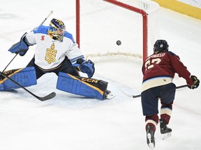 Montreal Victoire's Shiann Darkangelo scores