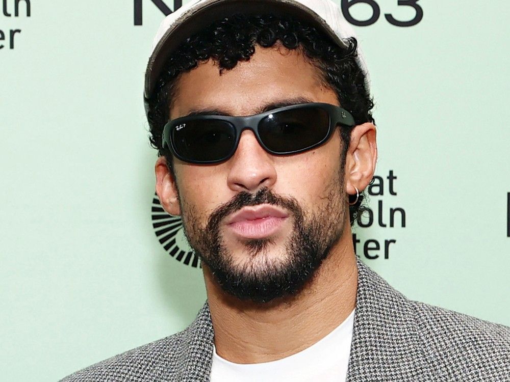 Bad Bunny attends "Barrio Triste" during the 63rd New York Film Festival on Oct. 5, 2025.