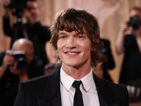 U.S. actor Connor Storrie attends the 83rd annual Golden Globe Awards.