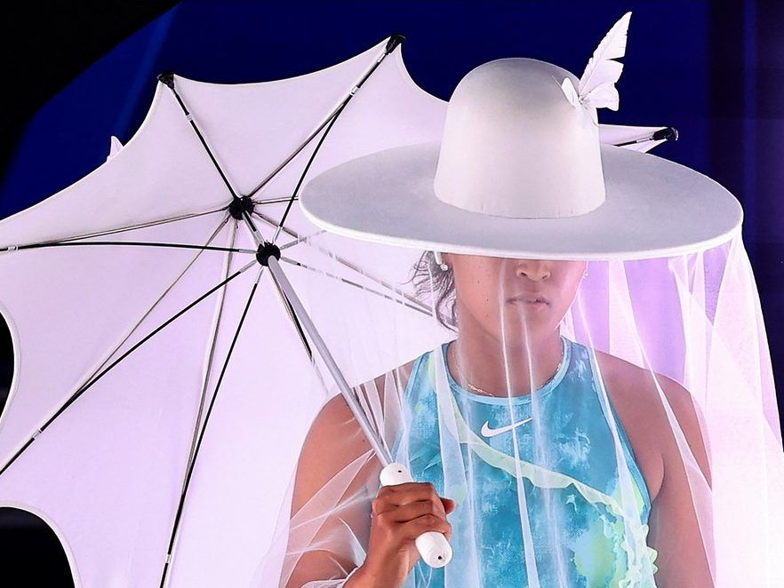 Naomi Osaka turns heads with grand entrance at Australian Open