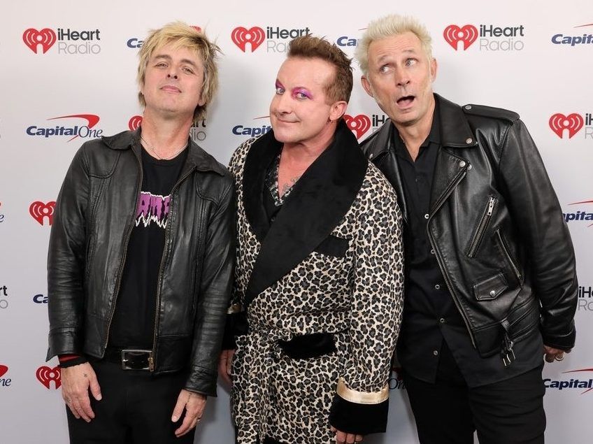 Billie Joe Armstrong, Tré Cool and Mike Dirnt attend the 2026 iHeartRadio ALTer EGO presented by Capital One at The Kia Forum on Jan. 17, 2026 in Inglewood, Calif.
