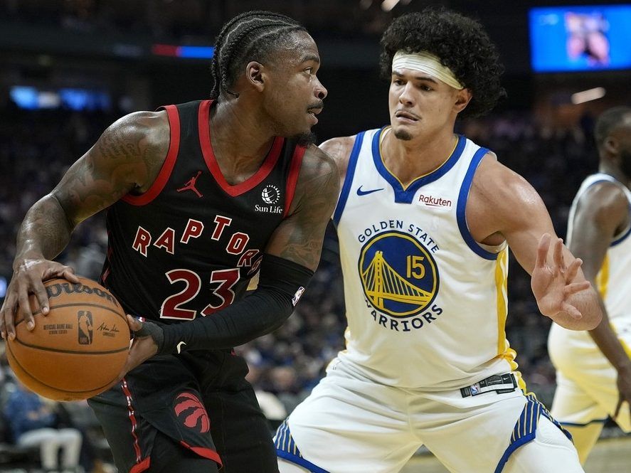 Raptors play like road warriors in beatdown of shell-shocked Golden State
