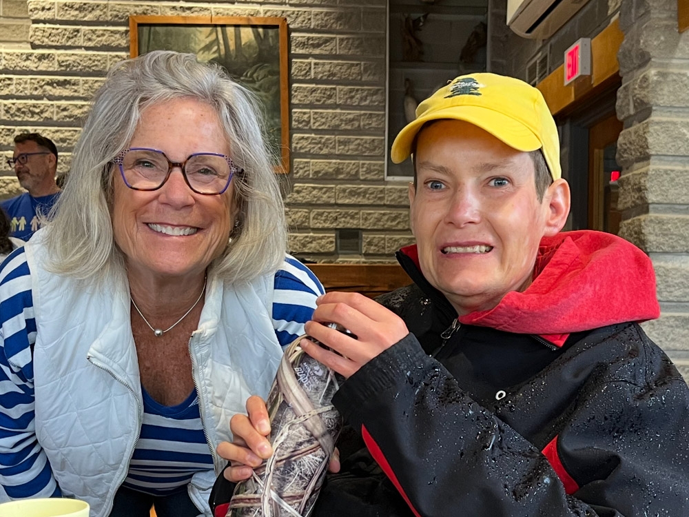  Jan Beddoe, left, is shown in this undated handout photo with her son Chris, who was “savagely bitten” on the neck by another resident of an Ontario group home for adults with disabilities in December 2025. (THE CANADIAN PRESS/Handout – Jan Beddoe)