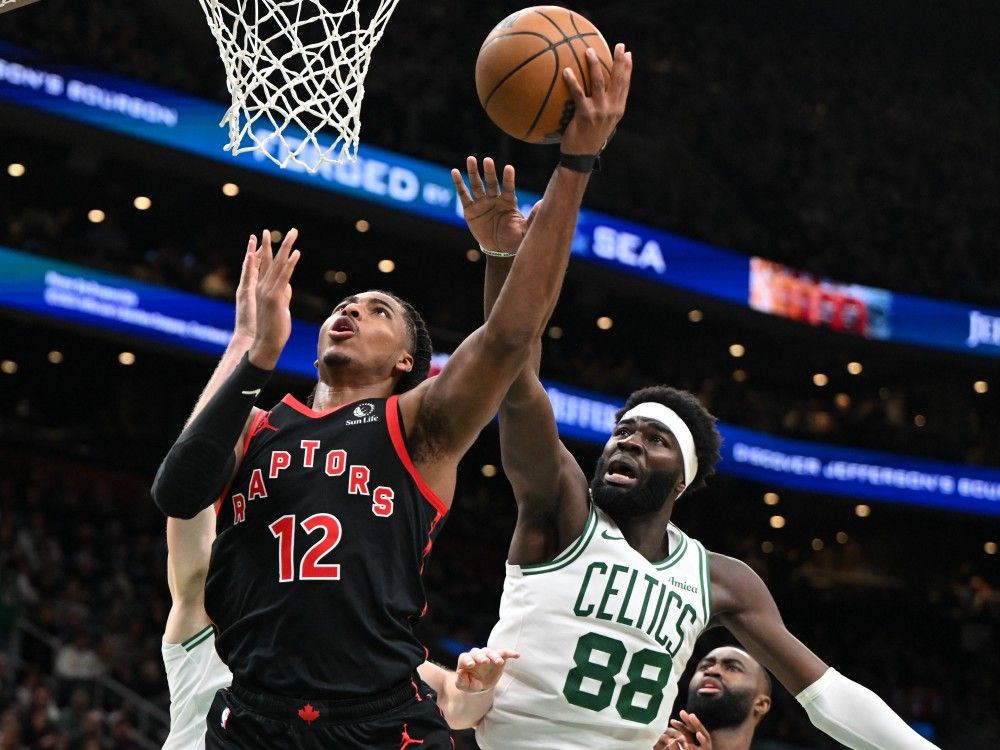 Raptors put up valiant fight, but succumb to host Celtics