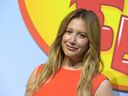 Ashley Tisdale attends the world premiere of the new season of Disney's