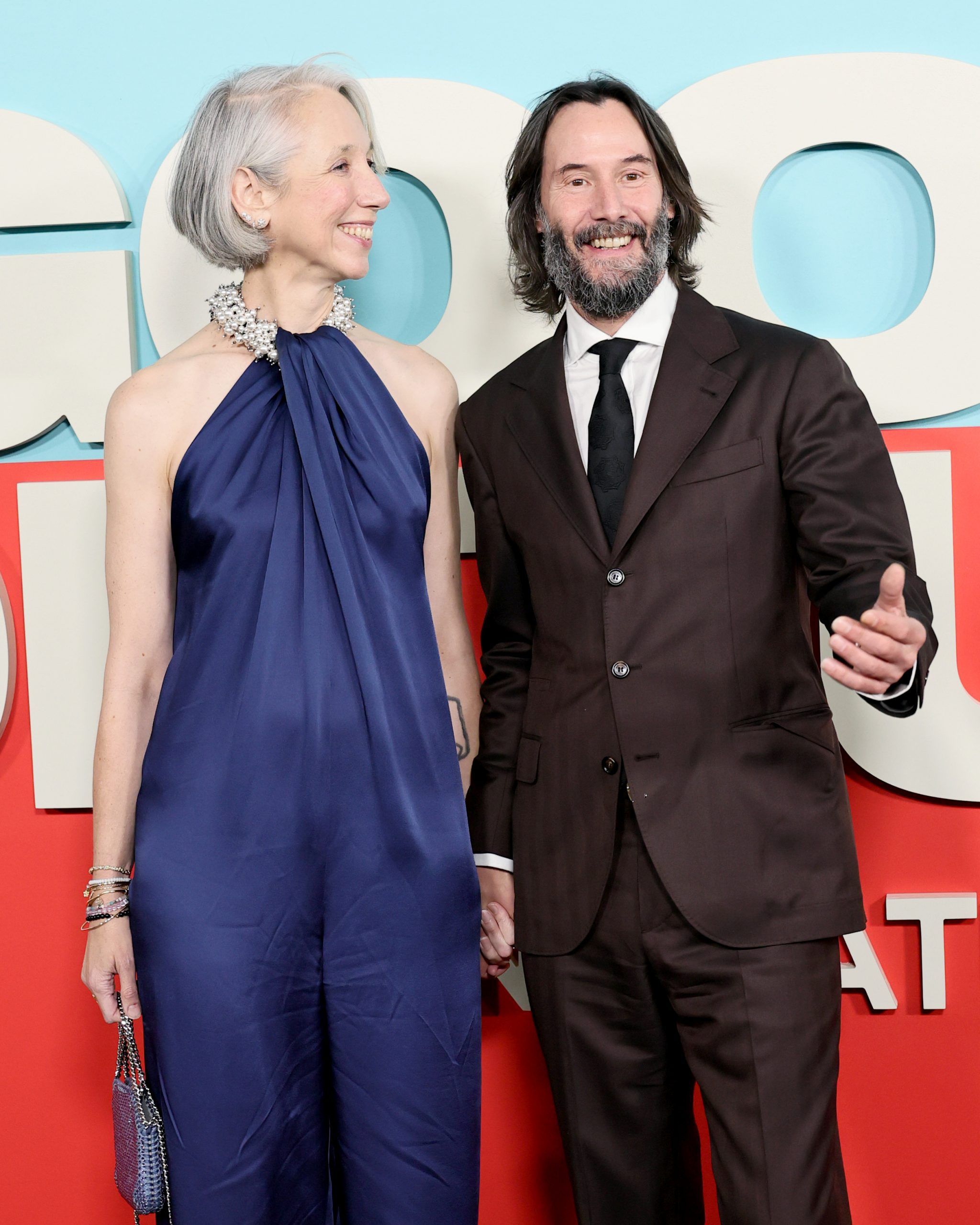 Alexandra Grant and Keanu Reeves