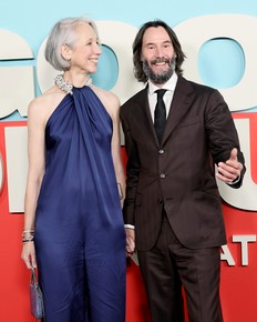 Alexandra Grant and Keanu Reeves