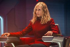 Holly Hunter as Nahla Ake in 'Star Trek: Starfleet Academy'.