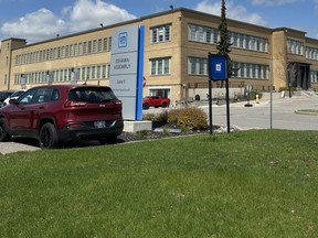 The Oshawa GM plant is seen in a file photo.