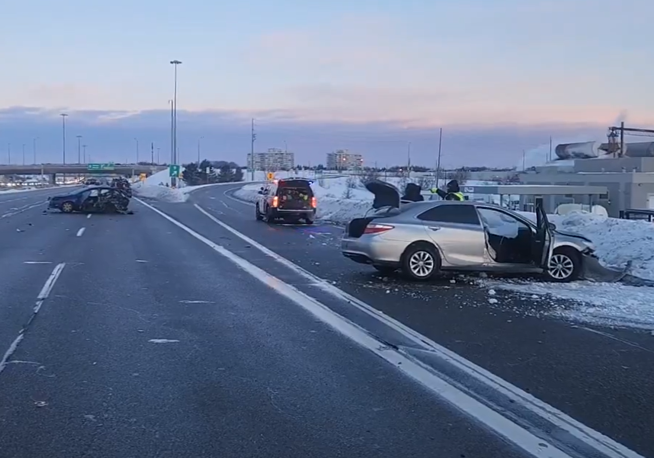 HIGHWAY HORROR: Hit-and-Run Driver on the LOOSE After Brutal Brampton Crash!