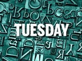 Tuesday letters