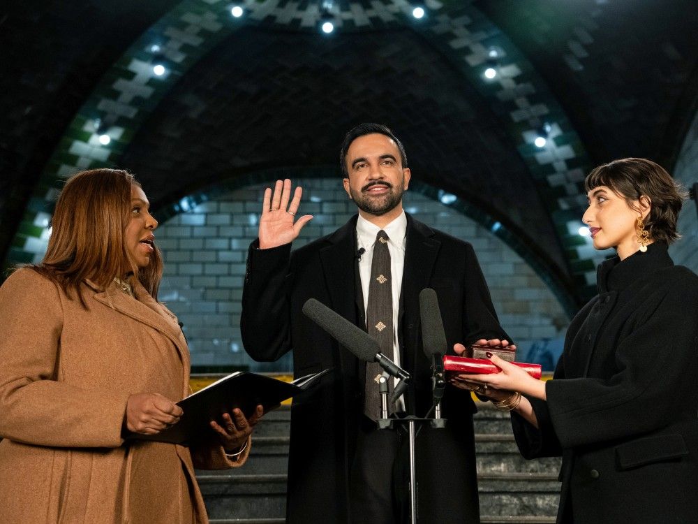 Zohran Mamdani sworn in on Quran as New York City's first Muslim mayor