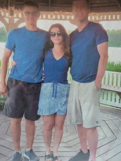  HAPPIER TIMES: Before the murders.