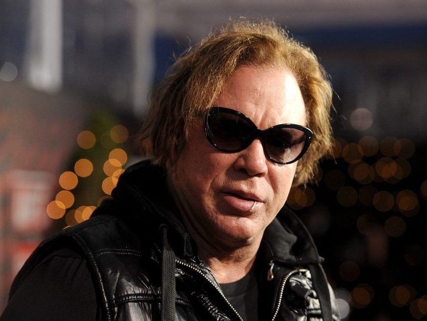 Mickey Rourke attends UFC on Fox: Live Heavyweight Championship at the Honda Center on Nov. 12, 2011 in Anaheim, Calif.
