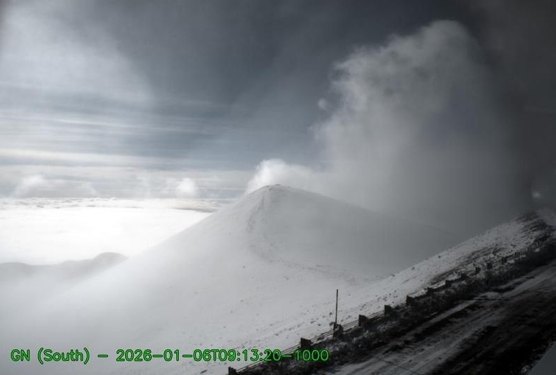 HAWAII FROZE: Rainbow of ICE in Unthinkable Storm!