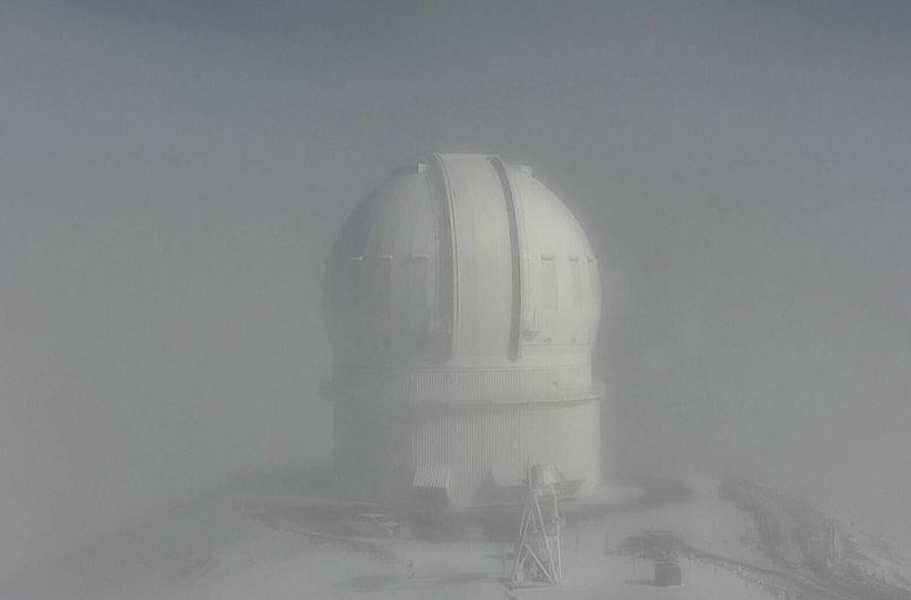  The Mauna Kea Weather Center in Hawaii.