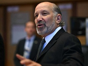 U.S. Commerce Secretary Howard Lutnick gestures as he attends the World Economic Forum (WEF) annual meeting in Davos on Jan. 21, 2026.