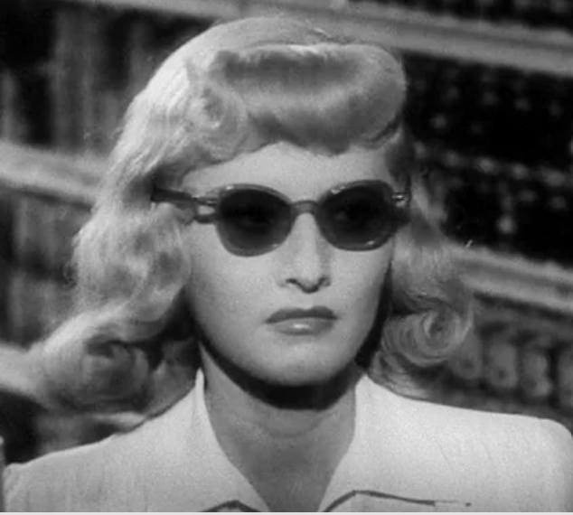  OK, so Heather Horst is no Barbara Stanwyck, seen here in the 1944 film noir classic, Double Indemnity.
