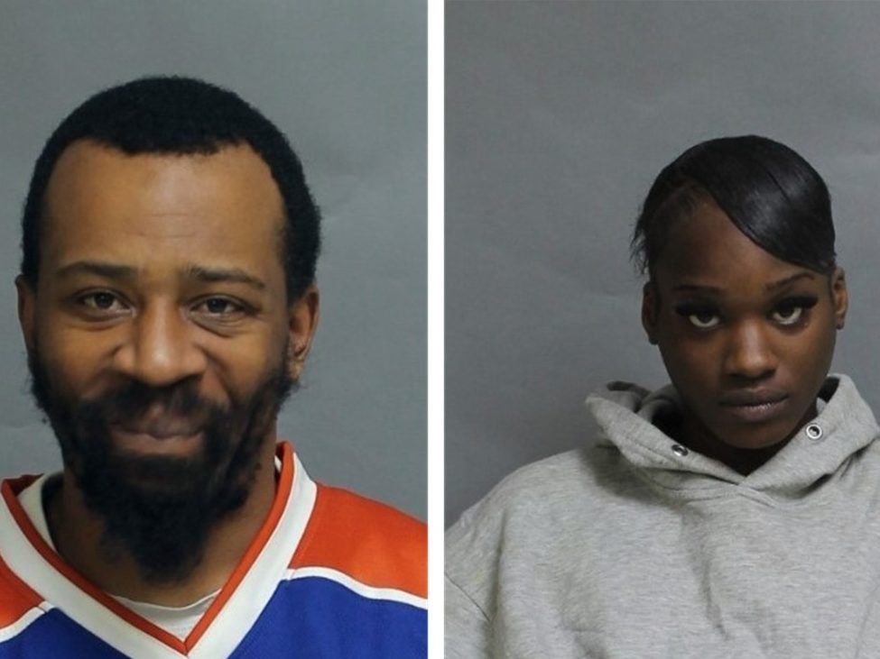 Man and woman charged by police.