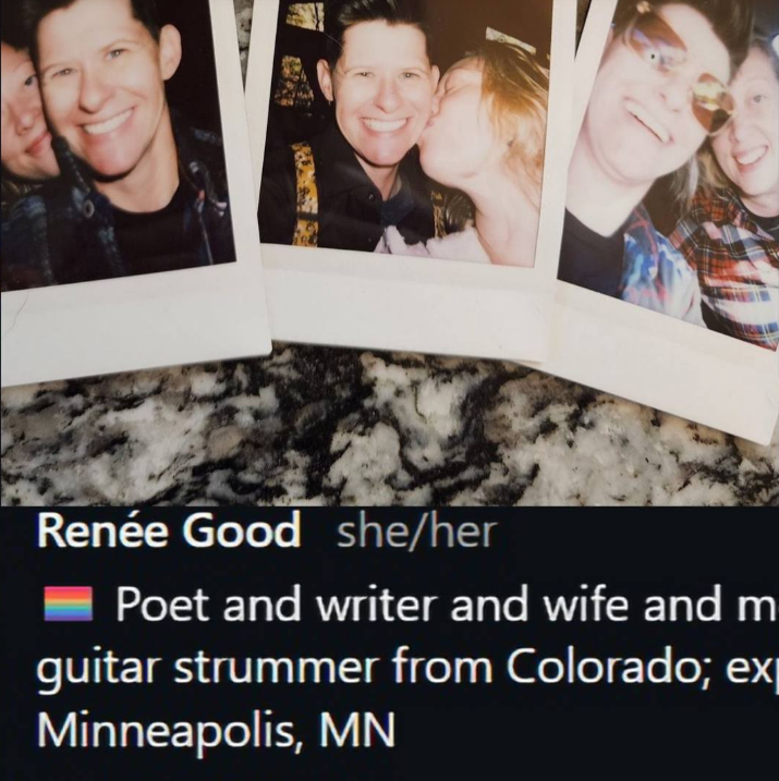  Her Instagram page featuring pictures of Renee and Rebecca Good.