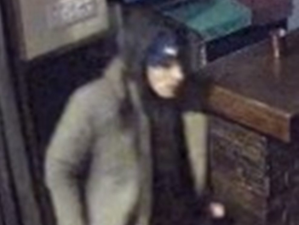  A suspect sought by Toronto Police.
