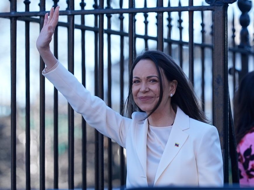 Venezuela's Machado says she 'presented' Trump her Nobel medal