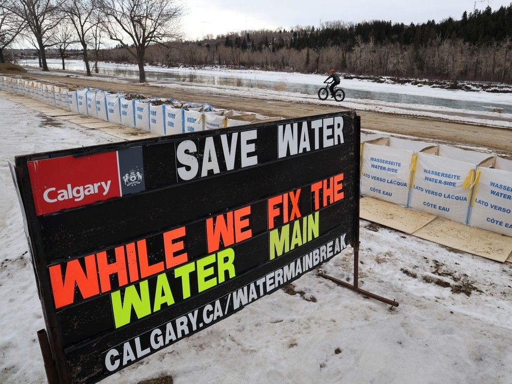 CALGARY'S WATER CRISIS IS OVER! FLOW IS BACK ON!