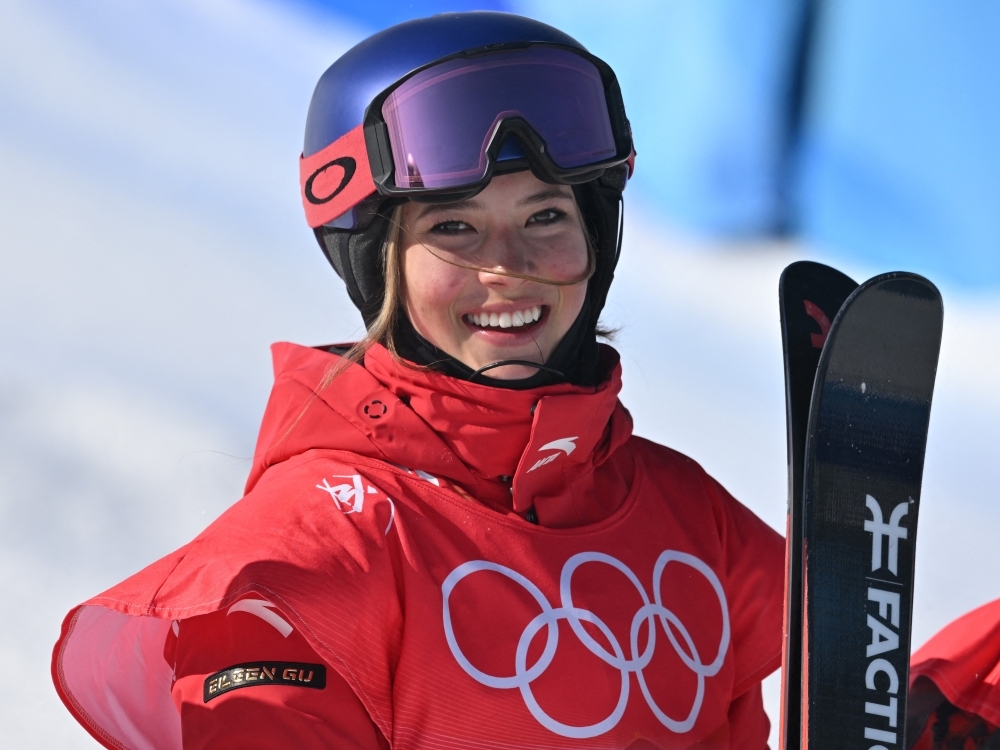 Team China freestyle skier Eileen Gu.