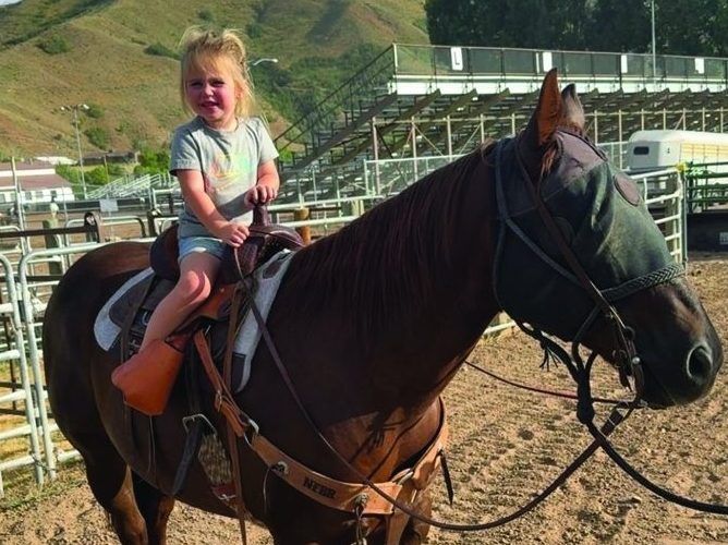 Rodeo star Kelsie Domer’s 3-year-old dies in ‘freak’ accident