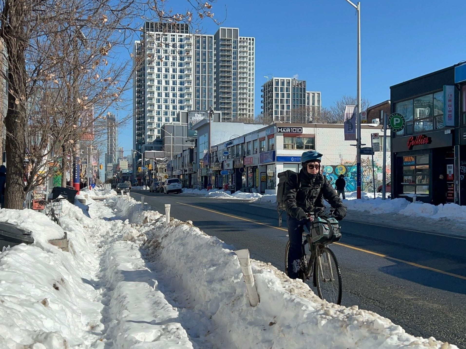 CITY IGNORES CYCLISTS STRANDED IN SNOW! DEMANDS ANSWERS NOW!