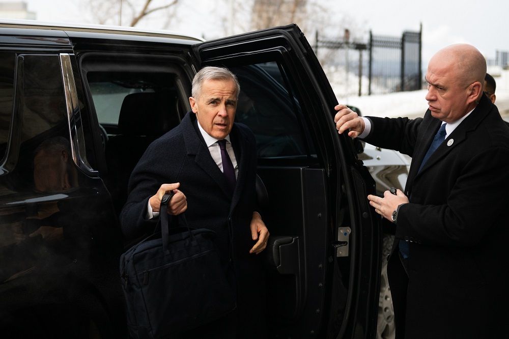 Prime Minister Mark Carney arrives at the West Block of Parliament Hill in Ottawa on Tuesday. Hyungcheol Park/Postmedia Network