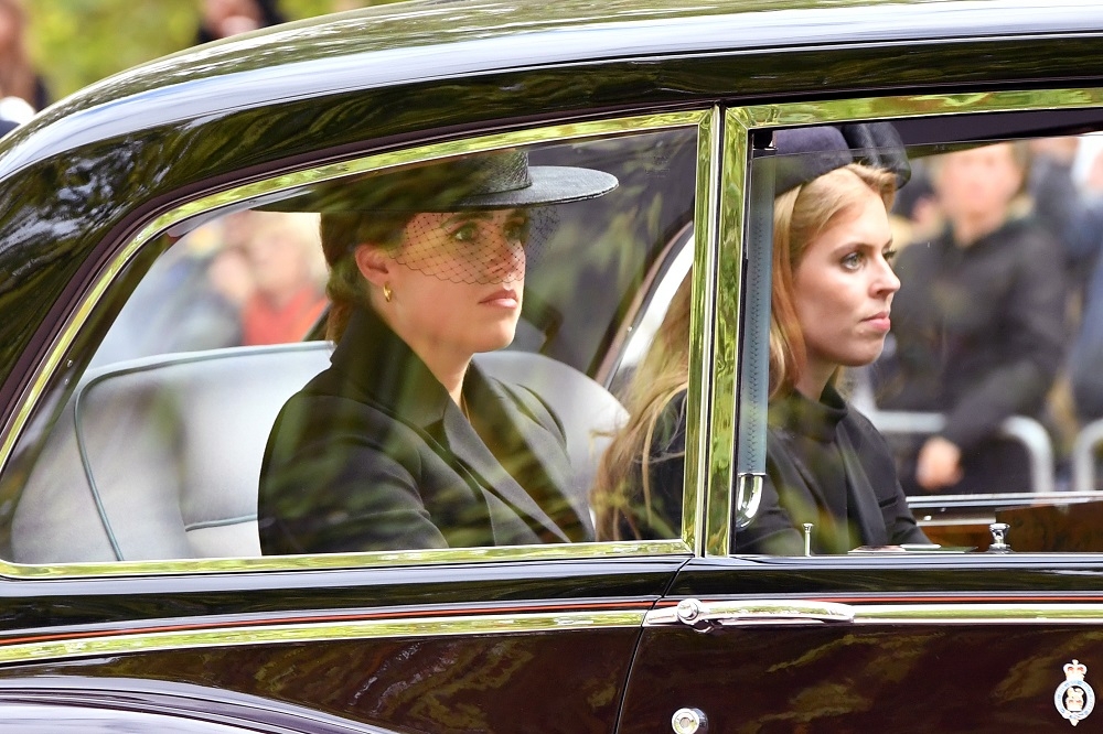  Left to right: Princess Eugenie and Princess Beatrice. Anthony Devlin/Getty Images