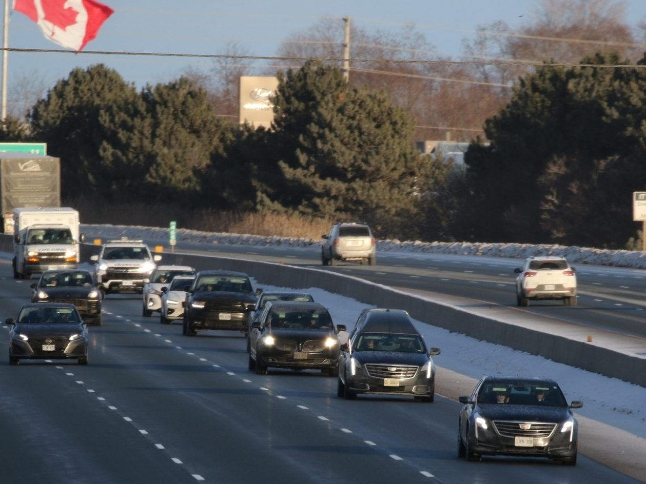WARMINGTON: ‘Tough’ day along Highway of Heroes as fallen soldier welcomed home