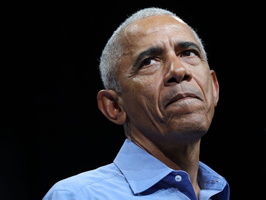 ELDER: Obama's race-hustling eulogy at a race hustler's funeral