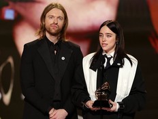 Finneas O'Connell and Billie Eilish accept the Song Of The Year award for “WILDFLOWER” onstage during the 68th GRAMMY Awards at Crypto.com Arena on February 01, 2026 in Los Angeles, California.