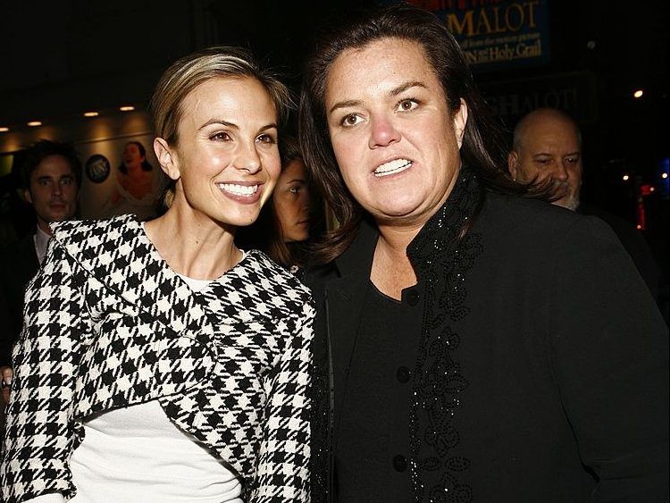Elisabeth Hasselbeck (L) and Rosie O'Donnell (R) attend the opening night return to Broadway of Les Miserables at The Broadhurst Theatre on November 9, 2006 in New York City.