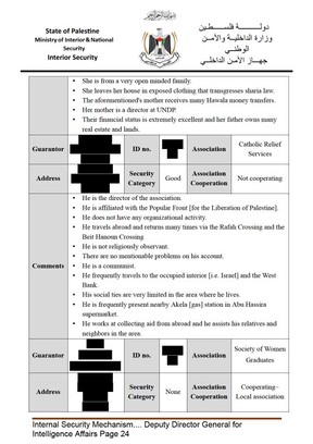 Page from a purported secret December 2022 Hamas memo – seized by Israel Defense Forces during the Hamas-Israel war in Gaza – describing their ‘guarantor’ operation in Gaza (translated from Arabic to English).