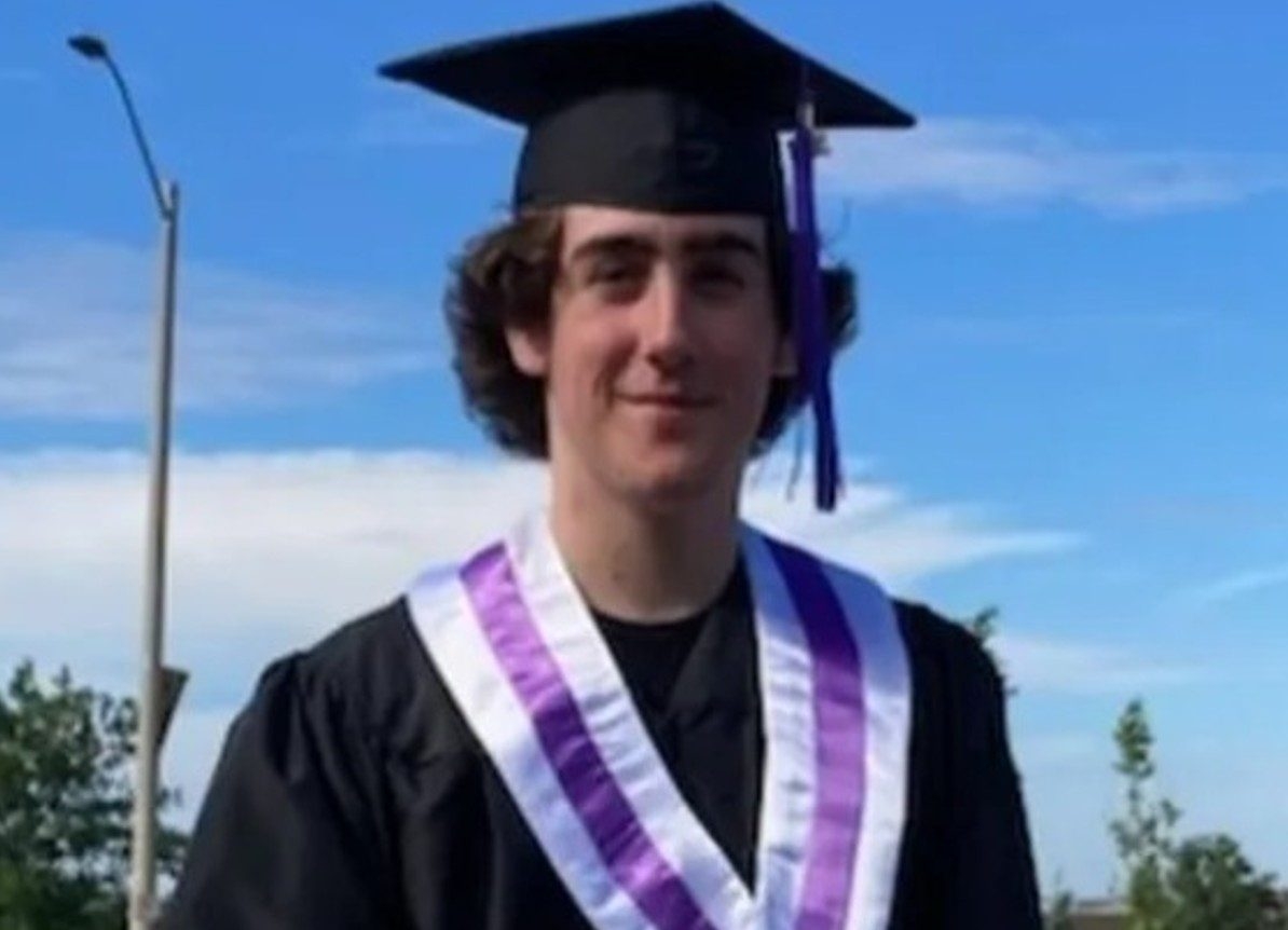  Jaydon Burger, 18, had more driving drunk when he crashed into the back of Honda stopped at an intersection in Milton, killing its driver, himself, and his girlfriend, who was a passenger in his Infinity, on March 30, 2024.