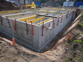 Basement under construction