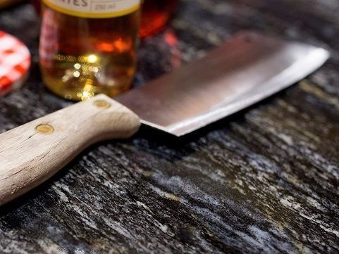 Passenger boards plane with meat cleaver