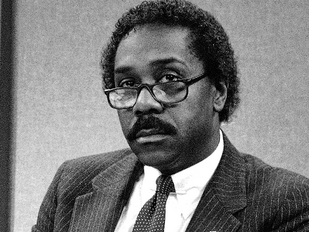 Actor Demond Wilson participates in a CBS "Face the Nation" discussion on school prayer on May 5, 1984, in Washington.